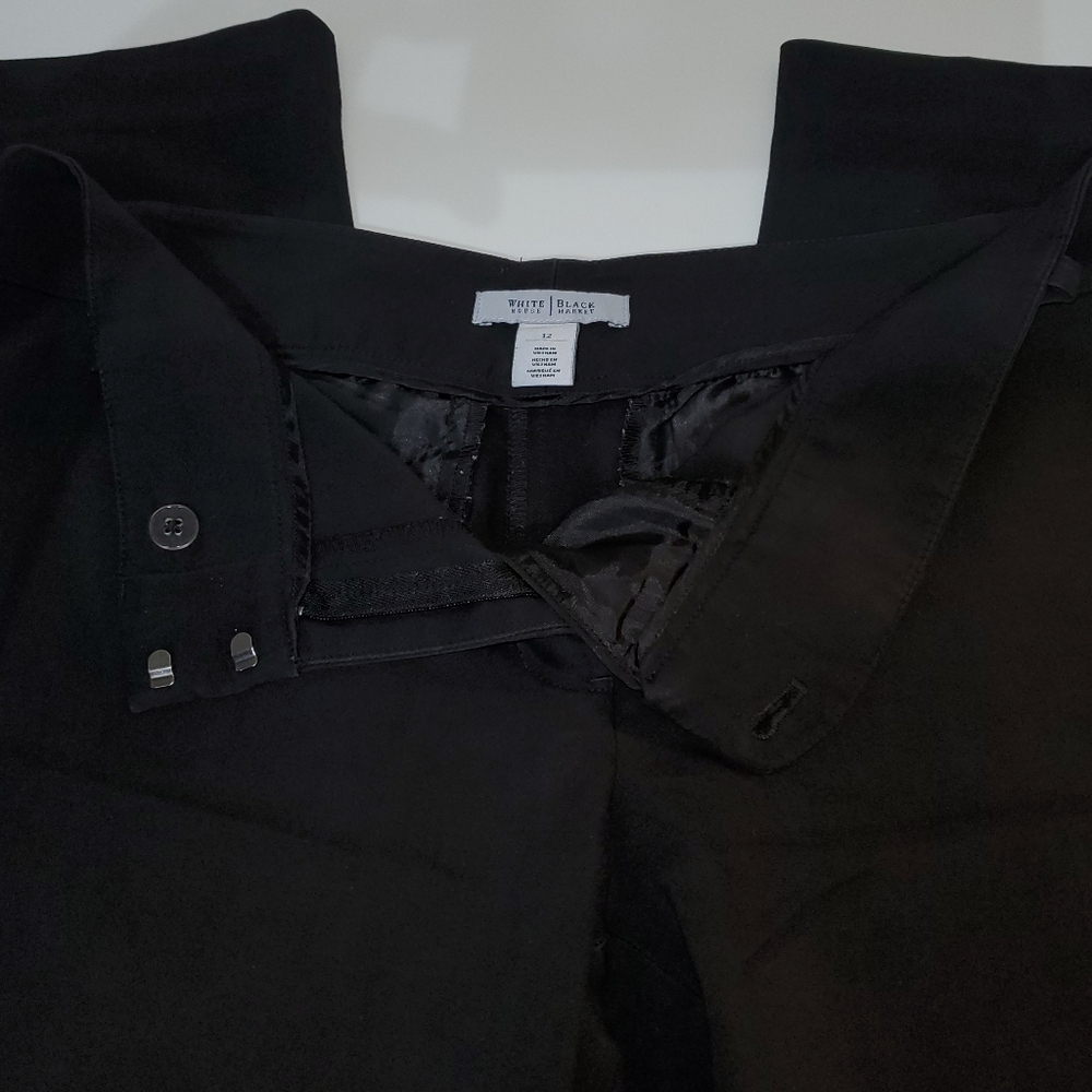 White House Black Market Black Ankle Length Pants